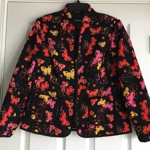 Requirements Quilted Zip Up Jacket Butterfly’s SZM